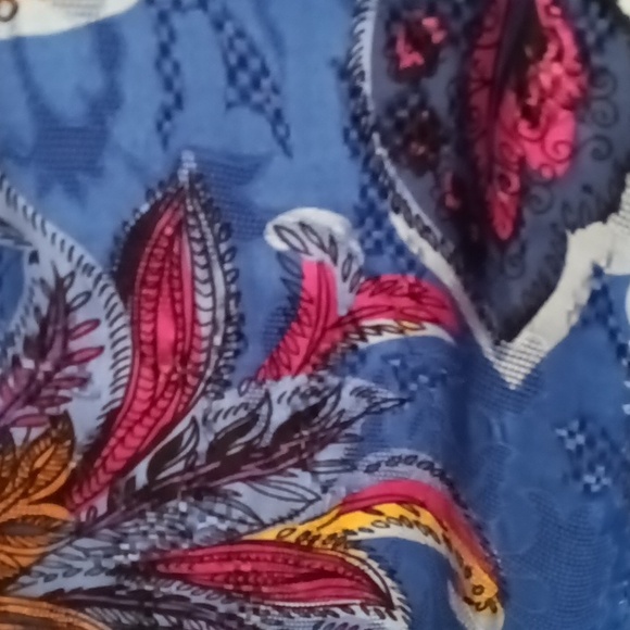 FINAL PRICE NWOT MAEVE by Anthropologie floral paisley print mock collar dress - Picture 12 of 16